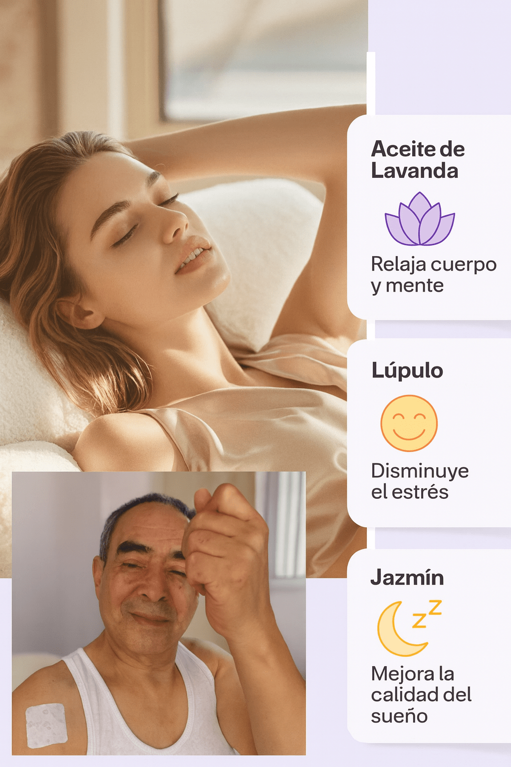 ⭐ Parches KOMODA – Sueño Profundo - Komoda